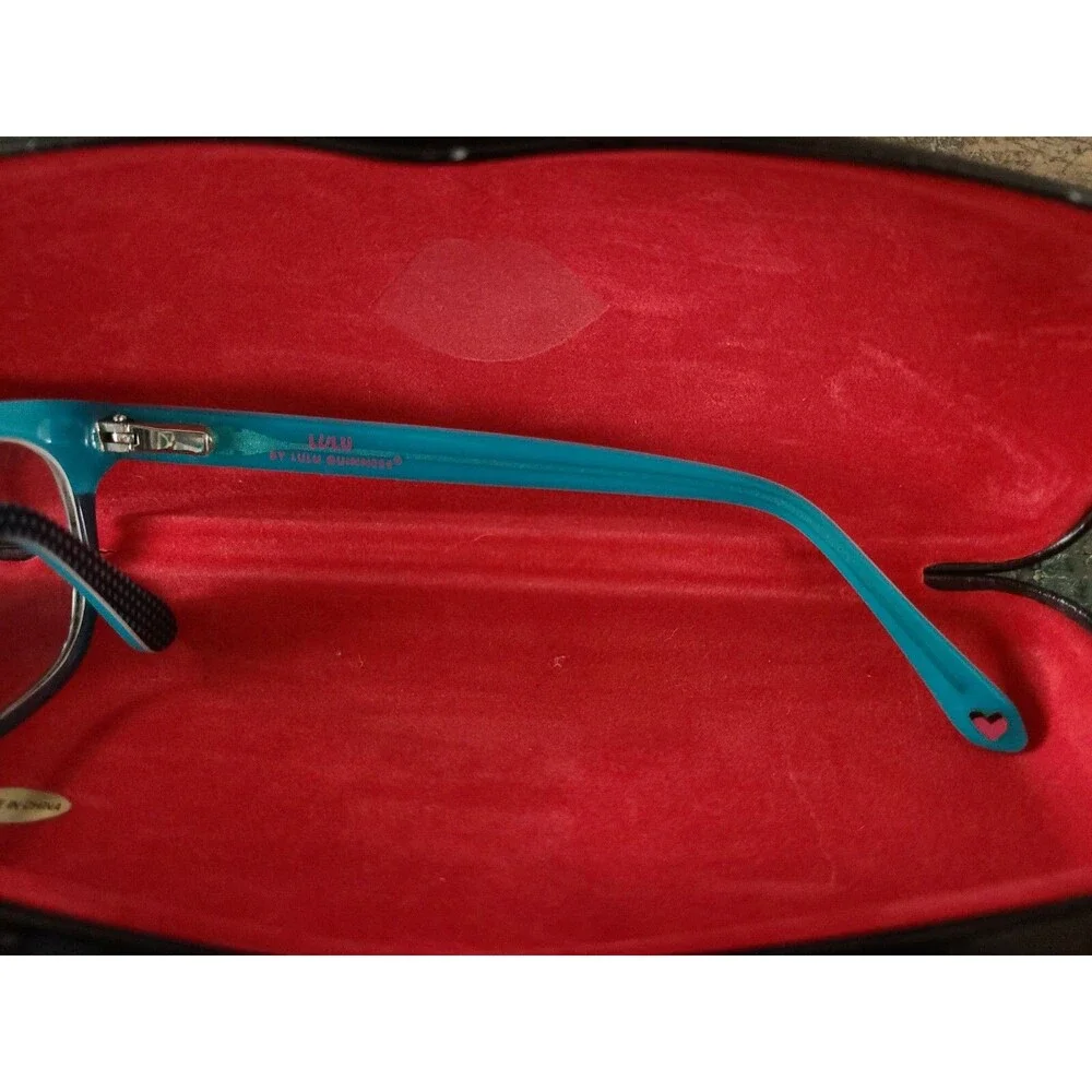 Lulu Guinness LK009 BLK B34 Women’s Eyeglasses Frames (Very Good +, Pre-Owned)